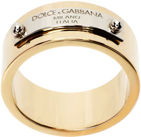 Dolce & Gabbana men's gold ring